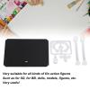 10PCS Action Figure Stand, 6in Assembly Action Figure Display Holder Base Doll Model Support Stand for 1/144 Scale Anime Figures SD BB Model Dolls (Black) view 4