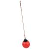 29cm Red Small Inflatable Ball Swing Seat, Plastic Children's Play Swing with Rope Chain, Suitable for Indoor Outdoor Garden, Come with Fine Workmanship, High Strength and view 1