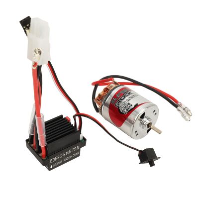 540 Brushed Motor, Low Heat 320A Brushed ESC Set, Efficient Conversion Brushed Motor ESC Replacement for RC Car (29T)