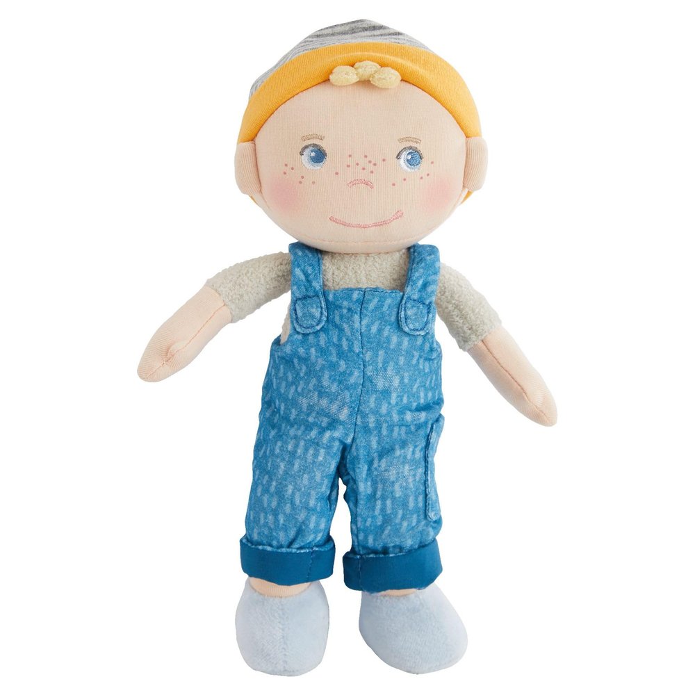 HABA 2011847001 Cuddly Doll in Soft Fabric 25 cm for Babies and Toddlers  No Scratches or Distracting Stitches, from 6 Months  For First Hugs