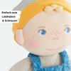 HABA 2011847001 Cuddly Doll in Soft Fabric 25 cm for Babies and Toddlers  No Scratches or Distracting Stitches, from 6 Months  For First Hugs view 3