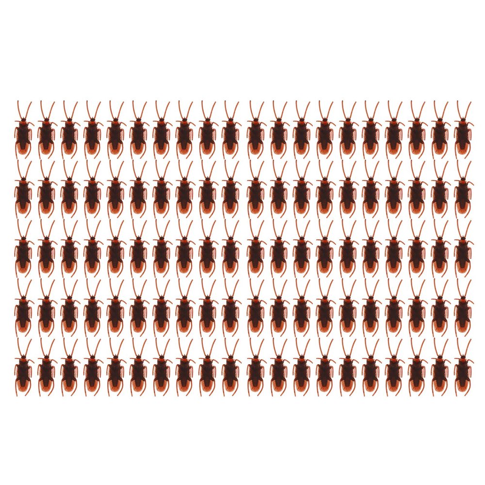 100pcs Fake Cockroach Halloween Props Party Prank Funny Trick Joke Halloween Party