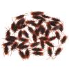 100pcs Fake Cockroach Halloween Props Party Prank Funny Trick Joke Halloween Party view 3