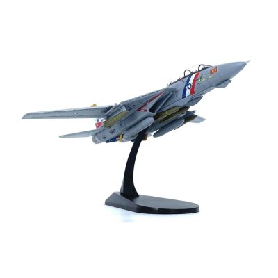 LIUSANGLIU Scale Aircraft 1: 100 for American F-14D Fighter Model VF-2 Squadron Alloy Finished Plane Model Military Aircraft Model Suitable for Display