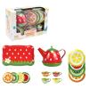 JunZheHub Children's Tea Playset with Teapot and Cups for Ages 3 to 6 , Red view 4
