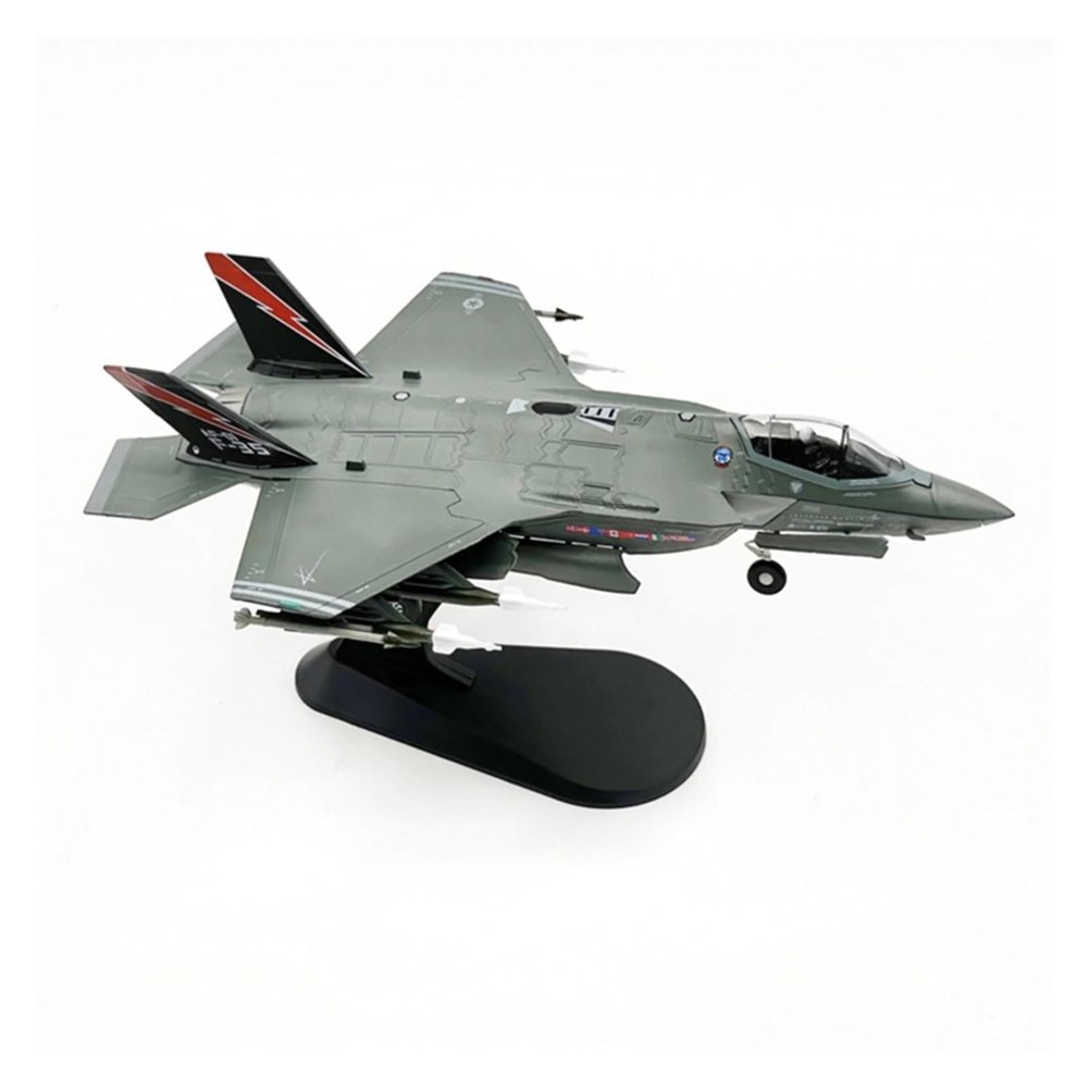 LIUSANGLIU Scale Aircraft 1/72 for US F-35A Stealth Fighter Model Heavy Mounted Model Half Alloy Plane Model Military Fan Enthusiasts Suitable for Display