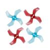 12Pairs(12CW+12CCW) 1636 40mm 4-Blade Propeller 1mm 1.5mm (Random Color)(12Pairs 1mm Random) view 1