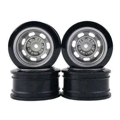 4pcs 1/10 Scale Plastic Rims Offset 6/9mm Compatible With 12mm Nut RC Touring And Drift Car Models(4PCS 6MM OFFSET)
