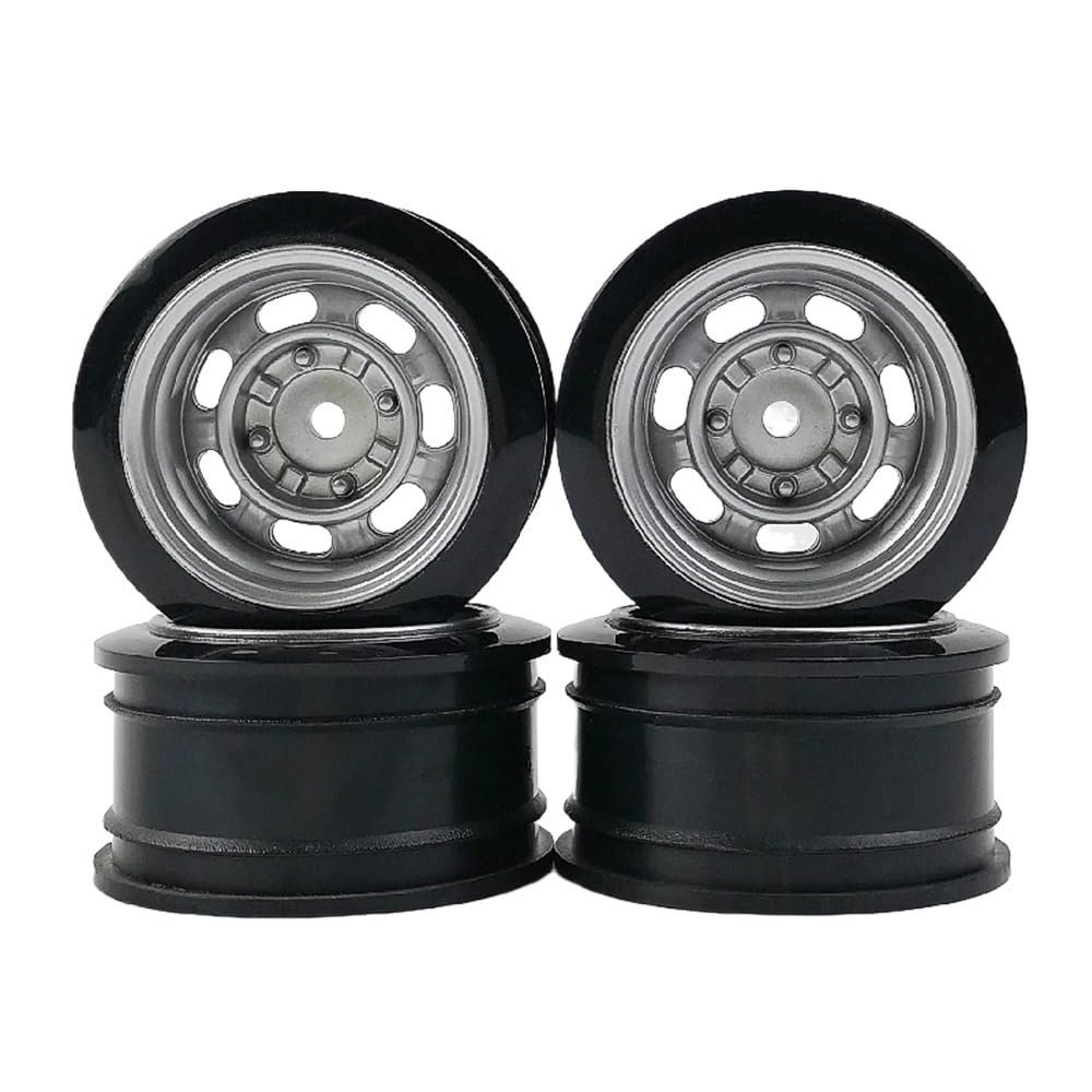 4pcs 1/10 Scale Plastic Rims Offset 6/9mm Compatible With 12mm Nut RC Touring And Drift Car Models(4PCS 6MM OFFSET)