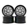 4pcs 1/10 Scale Plastic Rims Offset 6/9mm Compatible With 12mm Nut RC Touring And Drift Car Models(4PCS 6MM OFFSET) view 1