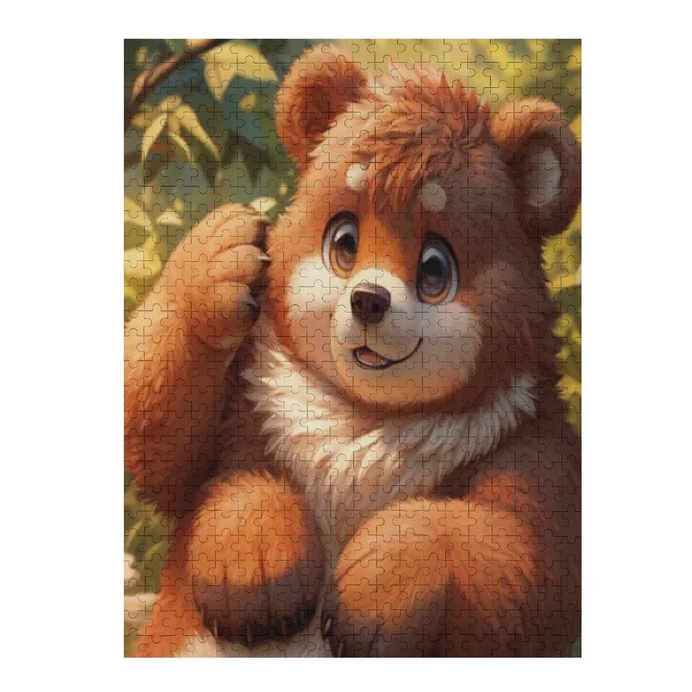 1000 Piece Adult and Youth Colorful Animals Puzzles Bear Chubby Furr Fluffy Fun and Challenging Animals Themed Puzzles Great Gift for Family and Friends Dimensions