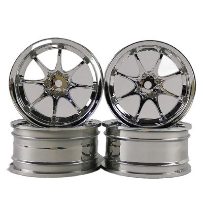 4 Pieces 3/6mm Offset 1/10 Scale Plastic Wheels Rims Compatible with 12mm Nut Compatible with Various Drift and On Road Touring RC Car Models(2PCS 3MM 2PCS 6MM)