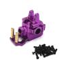 for MJX for Hyper Go 14209 14210 14301 14302 14303 Metal Front Gearbox Housing Gear Box Differential Case 1/14 RC Car Upgrade Parts(Purple) view 1