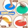 4PC Sensory Wall Fidget Toys for Toddler Baby 1-3 Classroom Must Have Sensory Mats for Kid Autism ADHD Quiet Silicone Tactile Pad Desk Toys Calm Down Item Mini Floor Tiles Fidget Autistic Special Need view 3