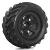 4pcs 90mm Monster Truck Buggy Tires Wheel 12mm Hex for TRXS E-Revo for MJX 16207 16208 for SCY 16101 for HBX 1/16 RC Car Upgrade Parts view 3