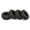 4PCS 100MM Rubber 1.9 Wheel Tires for 1:10 RC Crawler Car for Axial SCX10 AXI03007 D90 D110 for Tam-iya CC01 view 1