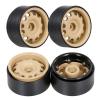 4PCS 1.9" Beadlock Wheel Rims for 1/10 RC Crawler Car for Axial SCX10 II 90046 for Trxs TRX-4 for RedCat Gen8(Yellow) view 1