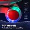 HONEY JOY Wiggle Car, 2 in 1 Swing Car for Kids, LED PU Flashing Wheels, No Batteries, Gears or Pedals, Uses Twist, Turn, Ride On Toy for Toddlers Boys Girls 3 Years and Up (Red) view 3