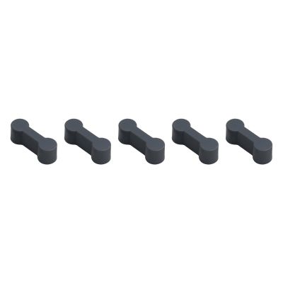 Simhoa 5 Pieces Track Connectors Set Replacement Cognitive Development Compact Bulk Train Track Accessories DIY Modified Kids Toy, Gray