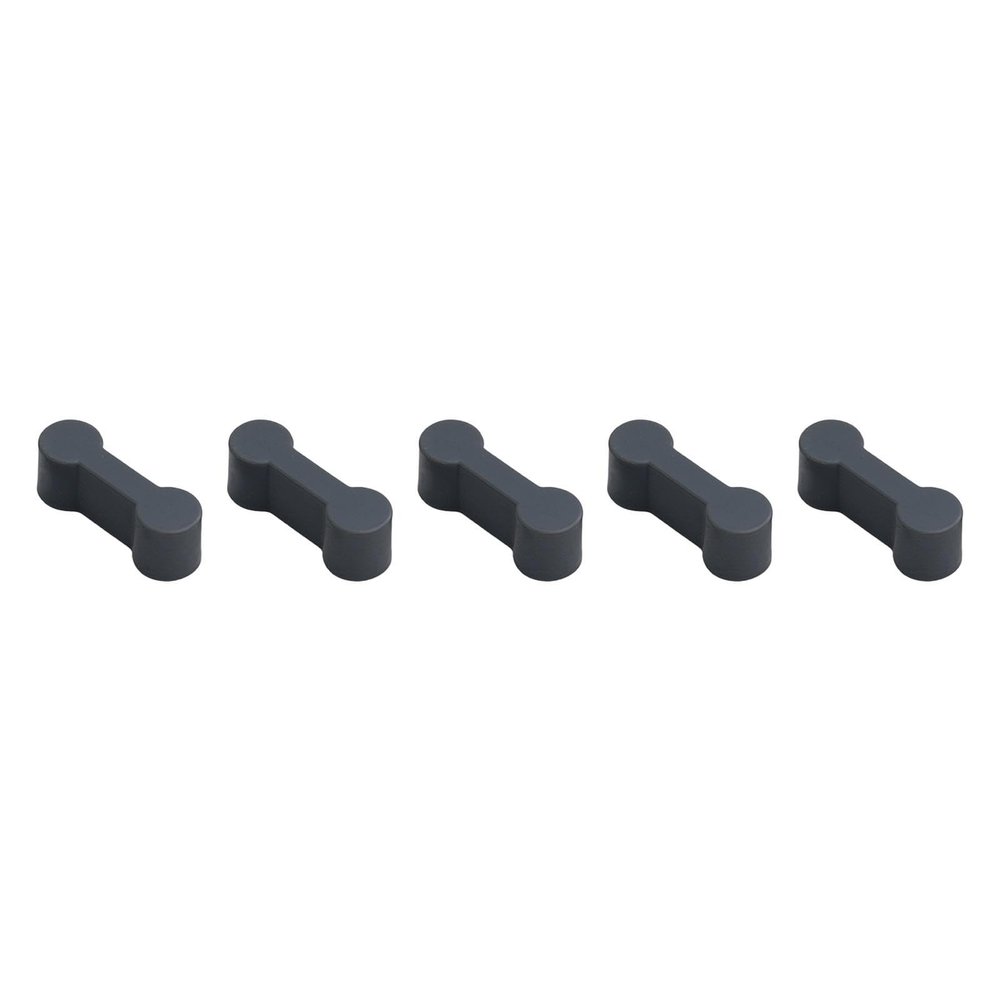Simhoa 5 Pieces Track Connectors Set Replacement Cognitive Development Compact Bulk Train Track Accessories DIY Modified Kids Toy, Gray