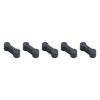 Simhoa 5 Pieces Track Connectors Set Replacement Cognitive Development Compact Bulk Train Track Accessories DIY Modified Kids Toy, Gray view 1