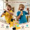 Mini Karaoke Machine with 2 Wireless Microphones, Karaoke Machine for Kids 4 5 6 7 8 9 10 Years Old, Girls and Boys - Birthday/Christmas/Halloween/Easter Gift, Microphone for Kids Party Speaker Toy view 3