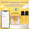 Mini Karaoke Machine with 2 Wireless Microphones, Karaoke Machine for Kids 4 5 6 7 8 9 10 Years Old, Girls and Boys - Birthday/Christmas/Halloween/Easter Gift, Microphone for Kids Party Speaker Toy view 4