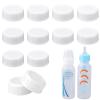 12pcs Travel Bottle Caps for Dr. Brown's & Medela Narrow Bottles, Leak-Proof BPA Free Bottle Caps with Sealing Gasket Bottle Lids Replacement Parts Ideal Bottle Accessories(White) view 1