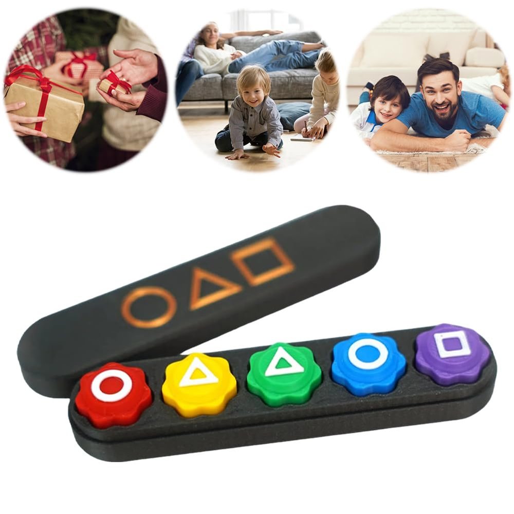Orgone Gonggi Korean Games, Gonggi Games Gonggi Korean Jacks Game Stone Play Set, Hand-Eye Coordination Training Toy, Catching Pebble Stones Play Set- 10 Styles Available (Set 6)