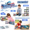 8 in 1 Fish Tank Building Sets, Marine Aquarium Building Toy with LED Light Animal Miniature Landscape Including Octopus Crab, Christmas Birthday Gifts for Adults Boys Girls Kids Ages 6 8 10 12+ view 2