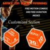 Basketball Dribble Skills Dice Set - Training Equipment - Basketball Gift for Boys.Dribble Skills Training for Beginner and Party Favors view 4