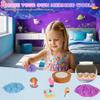 Mermaid Terrarium Crafts Kit for Kids: LED Night Light-Up DIY Toys with Remote  Fun Birthday Gifts for Girls Ages 5 6 7 8 9 10 Years Old  Creative Arts & Crafts Activity Set view 2