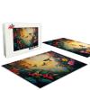 1000 Piece Adult Jigsaw Puzzle, Large Format Jigsaw Flower Design, Fluttering Birds, Spring Jigsaw Puzzle Pieces All fit Together, Personalised Gift view 3