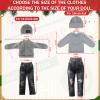 Bencailor 8 Pcs Winter Doll Clothes Winter Doll Accessories Include Sweater Pants Shoes Hat for Birthday Gift(Classic,18 Inch) view 3