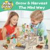 70 PCS Make It Miniature Brands Nature Garden Plants Set, Mini Botanical Collectibles, Tiny Paper Flower Bouquet DIY Craft Kit, with Wood Display Stand, Miniature Toy Gift for Kids and Adults view 3