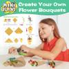 70 PCS Make It Miniature Brands Nature Garden Plants Set, Mini Botanical Collectibles, Tiny Paper Flower Bouquet DIY Craft Kit, with Wood Display Stand, Miniature Toy Gift for Kids and Adults view 4
