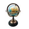 Educational Celestial Engravings Brass Armillary Sphere Globe  10.7" Tall with ocean Globe & Black Base | Home, Office & School Decor view 1