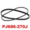 ASTRFJUY PJ686 270J V-Belt 3/4/5/6/7/8 Ribs for RC Model Motor Transmission Timing Belt(1Piece 3Ribs) view 2