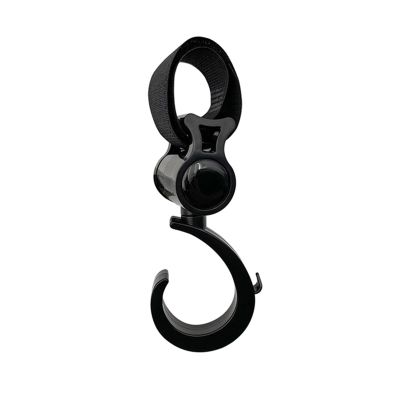 1Pc/2Pcs 360 Degree Rotating Baby Strollers Hook Multifunctional Hanger for Easy Convenience Use Enhancing Durability