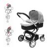1Pc/2Pcs 360 Degree Rotating Baby Strollers Hook Multifunctional Hanger for Easy Convenience Use Enhancing Durability view 4