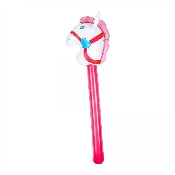 Lilihuimaoyi 2X Inflatable Horse Stick Toy for Kids' Western Theme