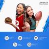 blinger Ultimate Fan Refill Pack of 30 Dazzling Hair-Safe Gems - Yellow  as seen on Shark Tank | Hair-Safe Bedazzler Gem Stamper for all the Sports Lovers | Fun Gift, Game Days, Sports view 3