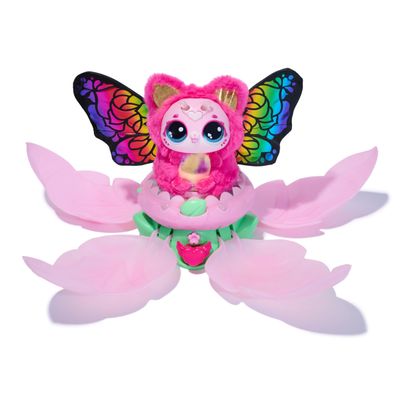Hatchimals Bloomables Kittyfly Interactive Toy with Surprise, Double Transformation and Over 100 Sounds and Reactions, for Ages 4+