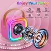 Mini Karaoke Machine for Kids, Girl Toys Gifts, Kids Karaoke Wireless Microphone for 4,5,6,7,8,9,10,11,12 Years Old Boys and Girls Christmas Party Gifts Toys (Rose Color) view 3