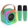 Mini Karaoke Machine for Kids, Girl Toys Gifts, Kids Karaoke Wireless Microphone for 4,5,6,7,8,9,10,11,12 Years Old Boys and Girls Christmas Party Gifts Toys (Dark Green) view 1