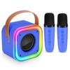 Mini Karaoke Machine for Kids, Girl Toys Gifts, Kids Karaoke Wireless Microphone for 4,5,6,7,8,9,10,11,12 Years Old Boys and Girls Christmas Party Gifts Toys (Dark Blue) view 1