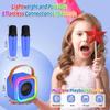 Mini Karaoke Machine for Kids, Girl Toys Gifts, Kids Karaoke Wireless Microphone for 4,5,6,7,8,9,10,11,12 Years Old Boys and Girls Christmas Party Gifts Toys (Dark Blue) view 2