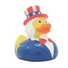 Patriotic Rubber Duck Bath Toy, Stars and Stripes Design, Red White Blue, 3 inches view 4