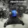 RC Car Differential Gear Set, Aluminum Alloy Steel 45 Steel Gear 7075 Differential Shell RC Diff Gear Replacement for XV02 TT02 TT02B (Blue) view 2