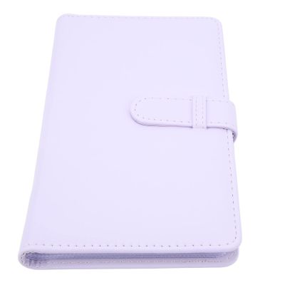 108 Pockets 3 Inch Mini Photo Album PU Leather Book Style for Wedding Baby Art Enthusiasts Black (P1)